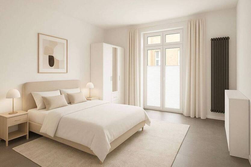 Loftstyle ! Nähe Plärrer, WG-taugliche 4-Zi-Whg., 117m², moderne Einbauküche, im Erdgeschoß