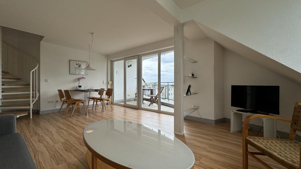 Maisonettenwohnung Wiesbaden Mainz-Amöneburg - 2 Zimmer, 75 m&sup2;, 1.500&euro; | Angebot:26442081