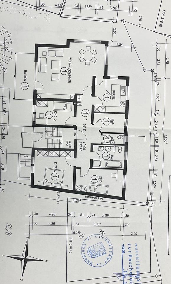 5-Zimmer Wohnung mit EBK in Ammerbuch