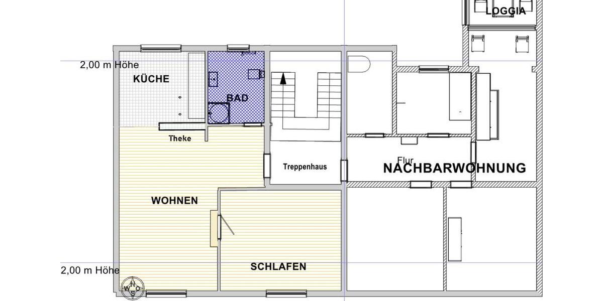 Duisburg Dellviertel Wohnung gemütlich und zentral. 2 zimmer