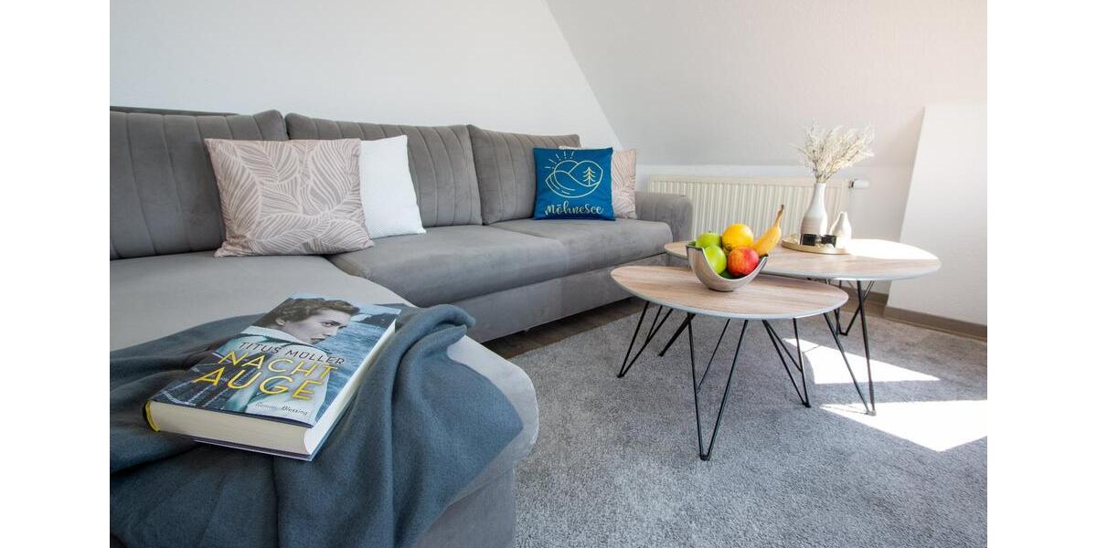 Wohnen auf Zeit Möhnesee - 2 Zimmer, 65 m&sup2;, 99&euro; | Angebot:24398311