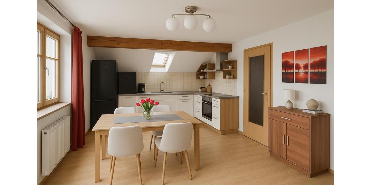 Dachgeschoßwohnung Burgkirchen an der Alz - 2 Zimmer, 60 m&sup2;, 550&euro; | Angebot:26029614