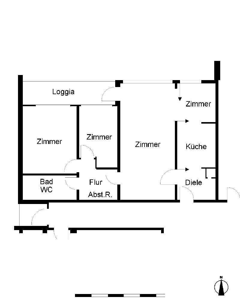Wohnung zum Mieten in Bremerhaven 441 € 74.87 m²