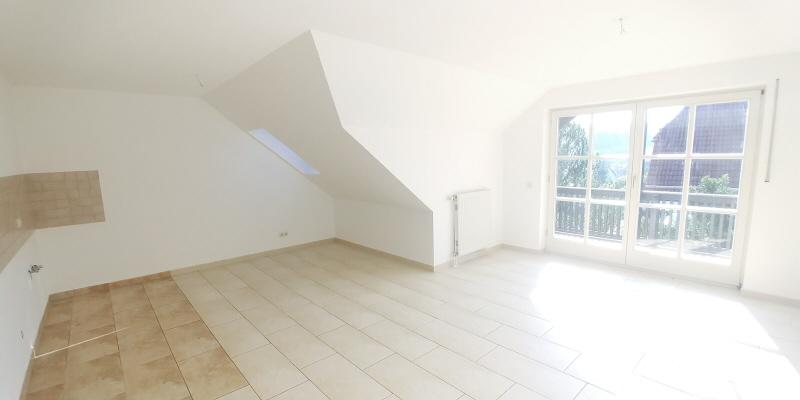 Naturnahe 1-Zi.-Wohnung mit Balkon und Ausblick
