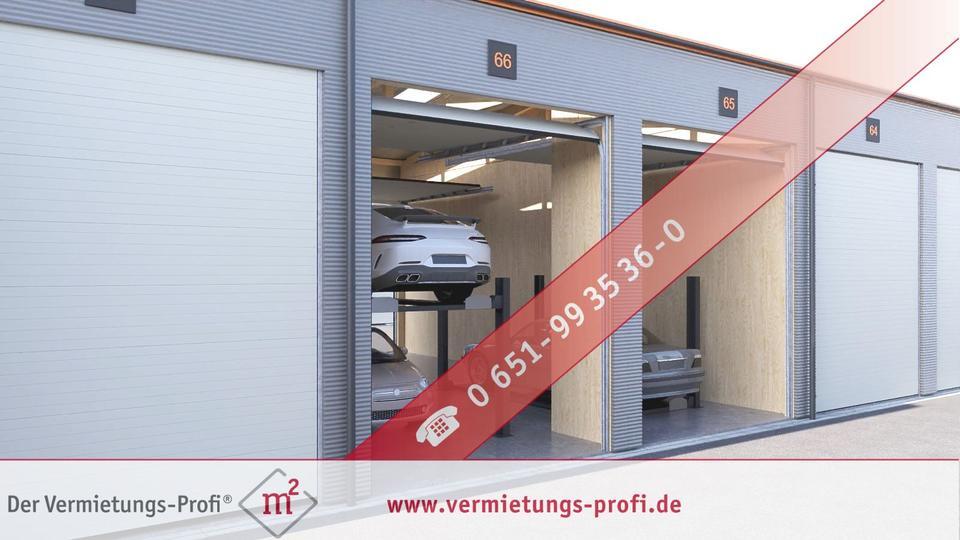 Trierweiler-Moderne Garage Hallenfläche mit nachhaltiger Holzbauweise auf ca. 25 m² – vielseitig nutzbar im neu erstellten Garagenpark der B51