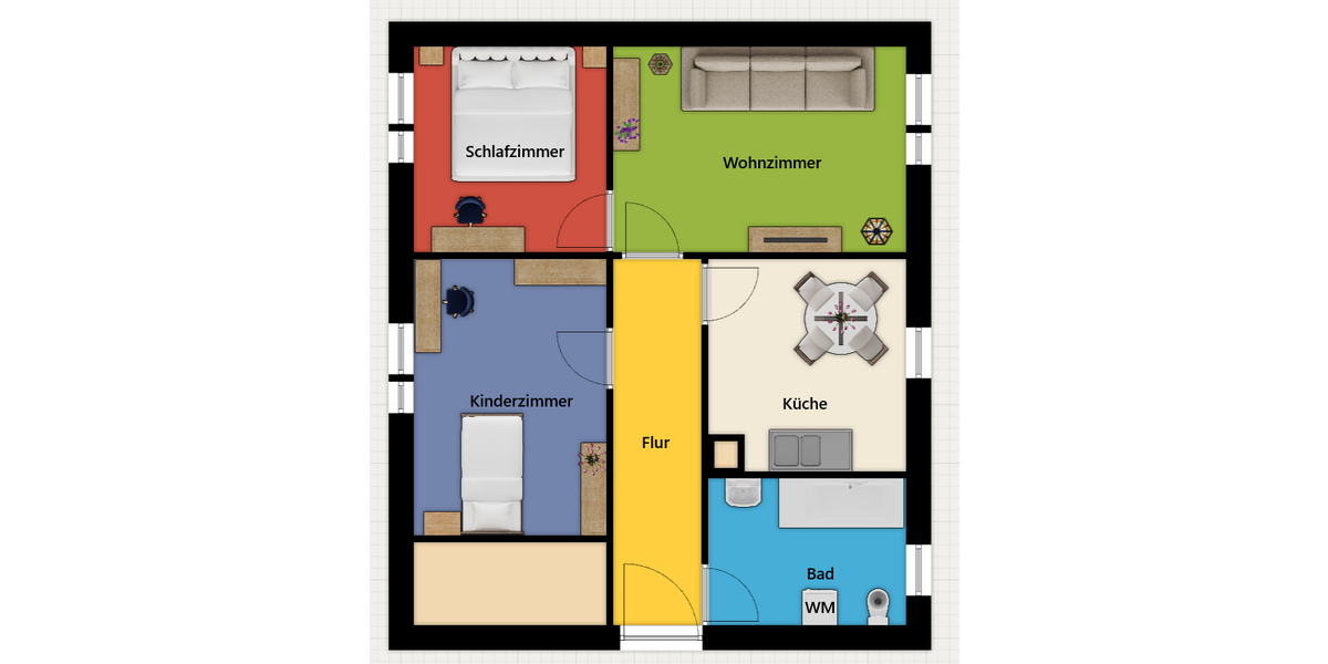 Kubschütz - 3 RWE mit Tageslichtbad und Badewanne - Etagenwohnung Kubschütz | Angebot:25394552
