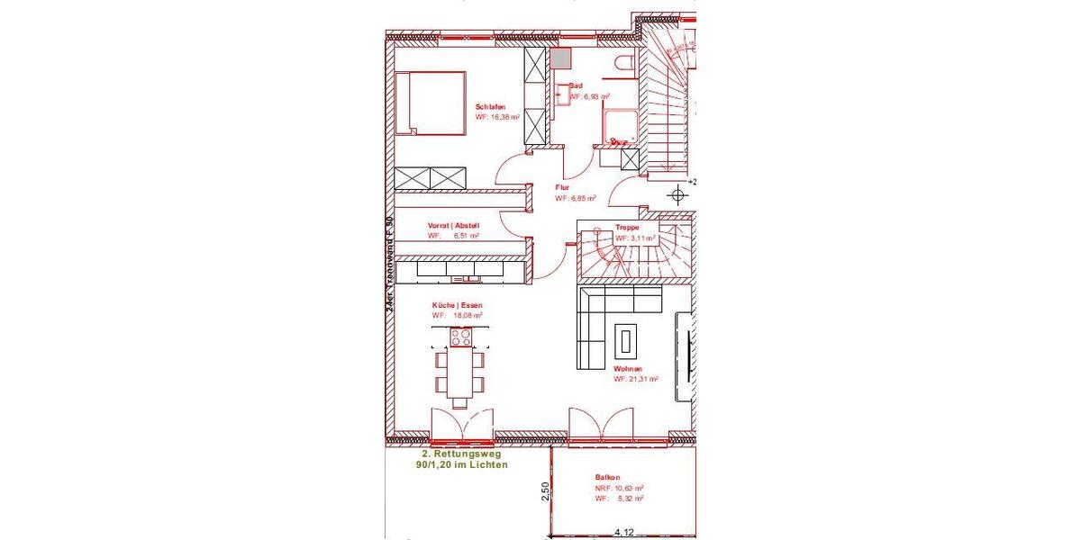 Maisonettenwohnung Winsen (Luhe) - 4.5 Zimmer, 140 m&sup2;, 1.960&euro; | Angebot:26465212