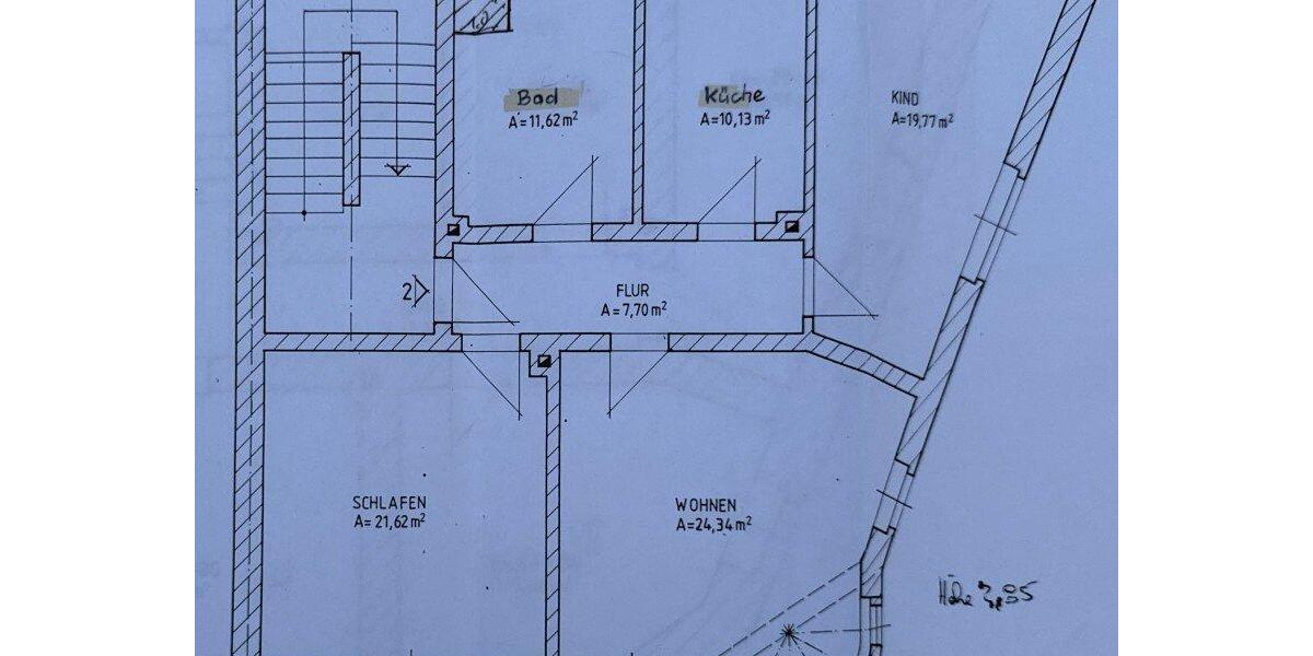 Etagenwohnung Kamenz - 3 Zimmer, 91 m&sup2;, 659&euro; | Angebot:26374944