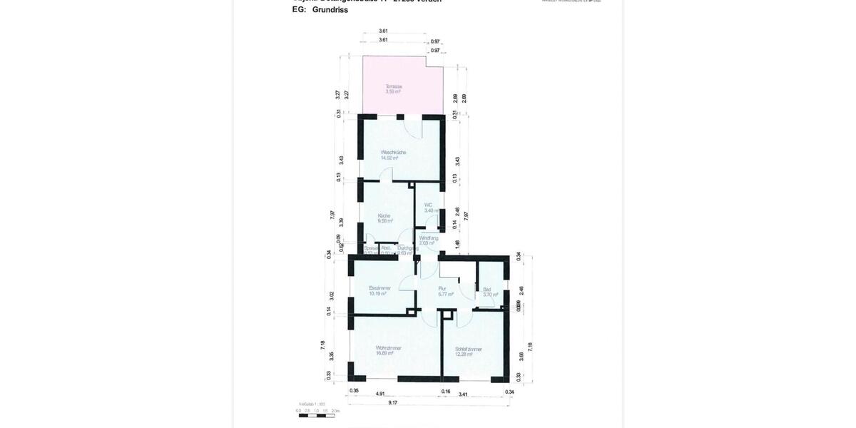 Einfamilienhaus Verden (Aller) - 6 Zimmer, 122 m&sup2;, 1.250&euro; | Angebot:25406091