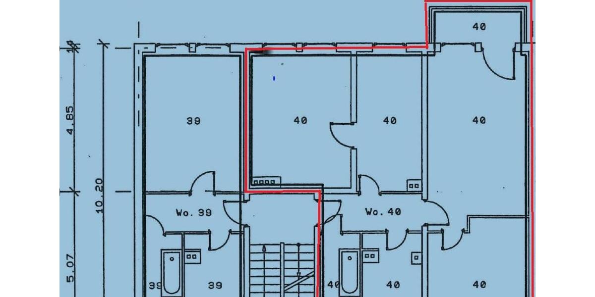 Etagenwohnung Merseburg - 4 Zimmer, 75 m&sup2;, 487&euro; | Angebot:25723598