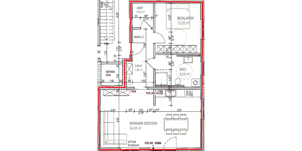Erdgeschoßwohnung Arnsberg - 2 Zimmer, 71 m&sup2;, 782&euro; | Angebot:25416049