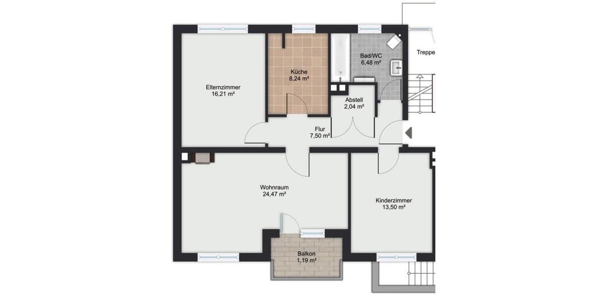 Ruhig gelegene 3-Zimmerwohnung in Pegnitz 3 zimmer