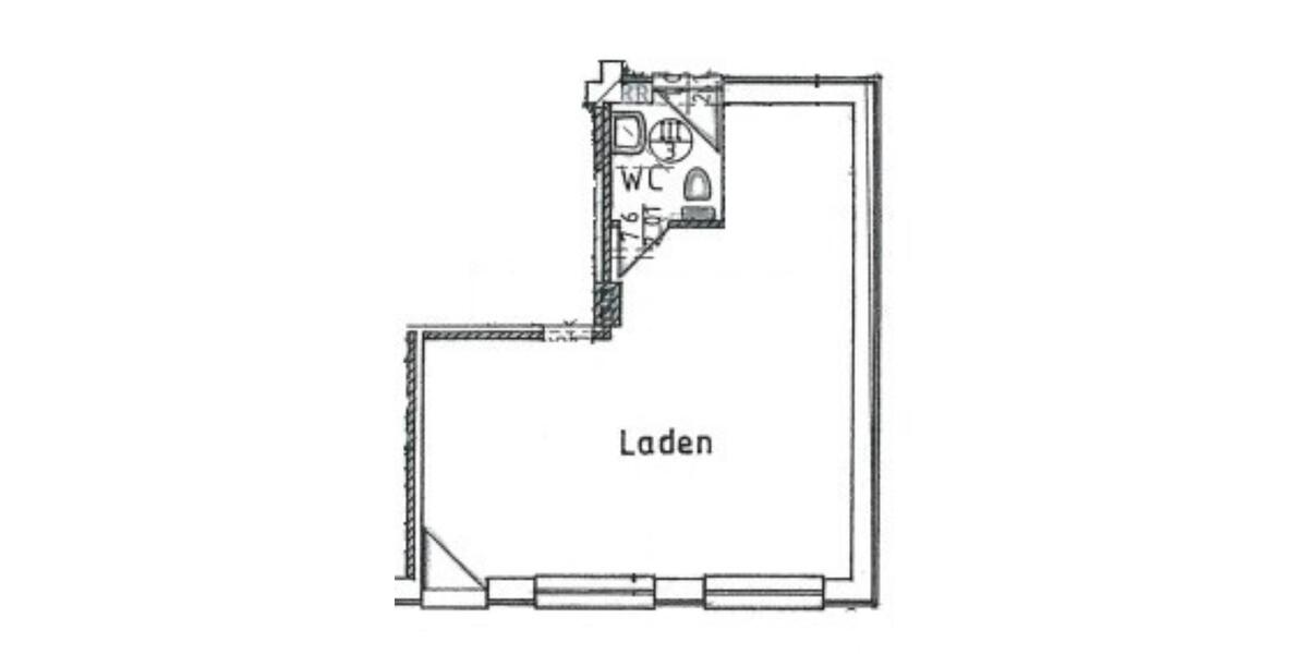 Büro-, Gewerbe-, Ladenfläche 38m² mieten zimmer