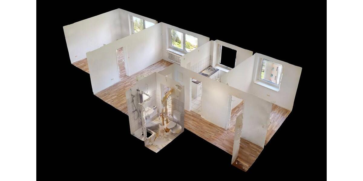 Etagenwohnung Flensburg Falkenberg - 2 Zimmer, 55 m&sup2;, 499&euro; | Angebot:26648980