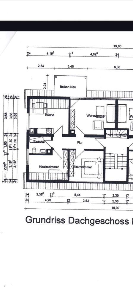 charmante Dachgeschoßwohnung mit großzügigem Balkon