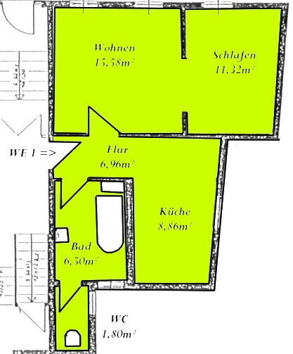 Gesucht - Gefunden - 2- Gotha Remstädter.Str. 4 - WE1 | Angebot:25226991