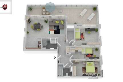 Wohnung zum Mieten in Offenbach am Main 1.700 € 120 m²