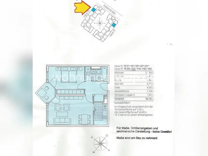 Etagenwohnung München Au-Haidhausen - 2 Zimmer, 55 m&sup2;, 1.150&euro; | Angebot:24538064