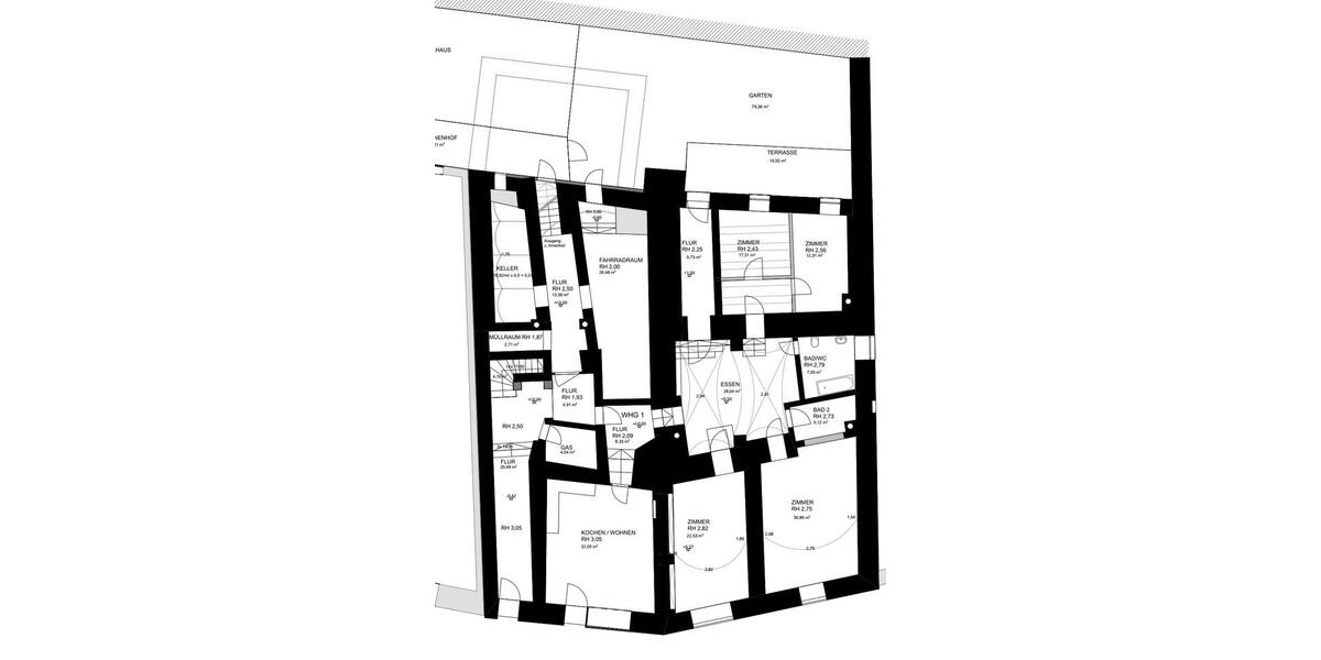 Etagenwohnung Passau Mühltal - 5 Zimmer, 170 m&sup2;, 1.450&euro; | Angebot:26619203