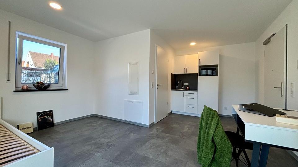 Etagenwohnung Augsburg Haunstetten-Siebenbrunn - 1 Zimmer, 27 m&sup2;, 629&euro; | Angebot:24626229