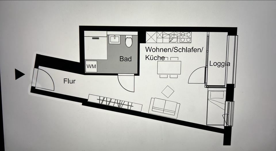 1 Zimmerwohnung zimmer