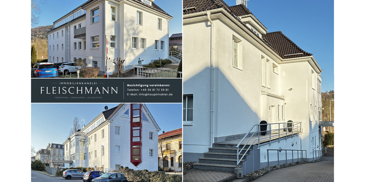 Attraktive Büro- oder Praxisfläche in zentraler Lage von Suhl – alles fußläufig erreichbar - Gewerbeobjekt Suhl | Angebot:25987176