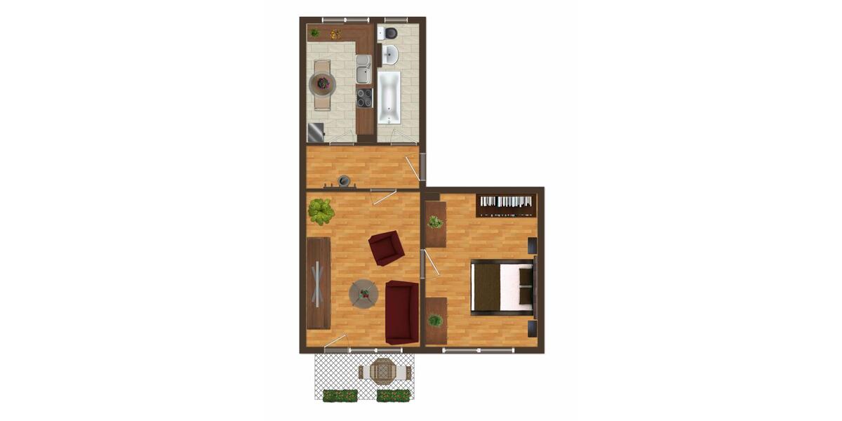 Etagenwohnung Prenzlau - 2 Zimmer, 50 m&sup2;, 350&euro; | Angebot:26476558