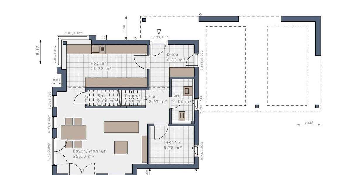 Einfamilienhaus Hessisch Lichtenau Fürstenhagen - 4 Zimmer, 121 m&sup2;, 1.398&euro; | Angebot:25798211