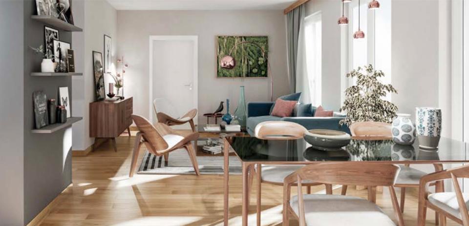 Etagenwohnung Darmstadt - 1 Zimmer, 40 m&sup2;, 940&euro; | Angebot:26034170