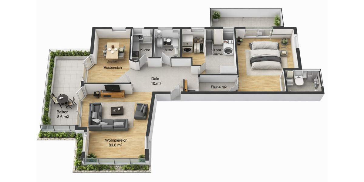 Etagenwohnung Königstein im Taunus - 4 Zimmer, 116 m&sup2;, 2.170&euro; | Angebot:25902129