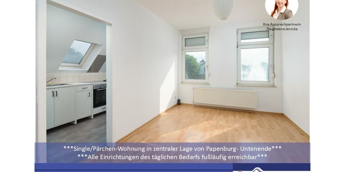 ***SinglePärchen-Wohnung in zentraler Lage von Papenburg*** 2 zimmer