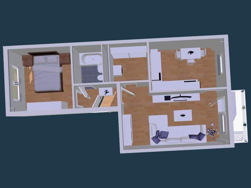 Ihre neue 2-Raum-Wohnung wartet schon! 2 zimmer