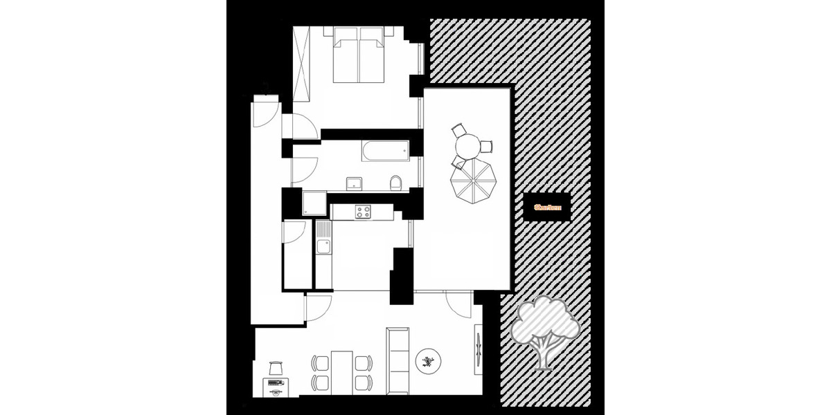 Etagenwohnung Berlin Friedrichshain - 2 Zimmer, 84 m&sup2;, 1.750&euro; | Angebot:25229457