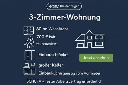 Wohnung Gronau (Westfahlen) - 3 Zimmer, 80 m&sup2;, 700&euro; | Angebot:25226726