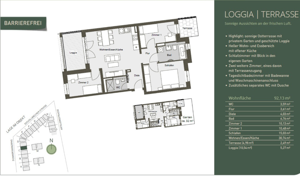 Etagenwohnung Darmstadt - 4 Zimmer, 92 m&sup2;, 1.900&euro; | Angebot:25877416