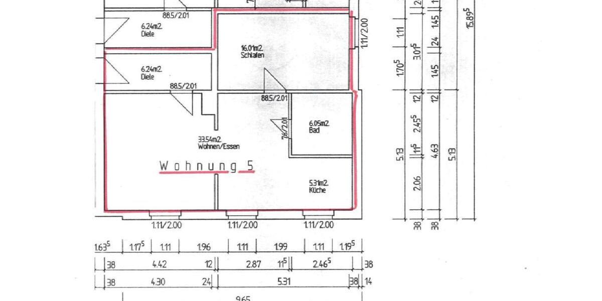 Etagenwohnung Zerbst (Anhalt) - 2.5 Zimmer, 69 m&sup2;, 483&euro; | Angebot:26652792