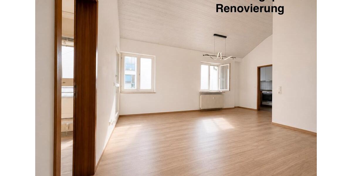 Etagenwohnung Pfullingen - 2 Zimmer, 50 m&sup2;, 700&euro; | Angebot:26686282