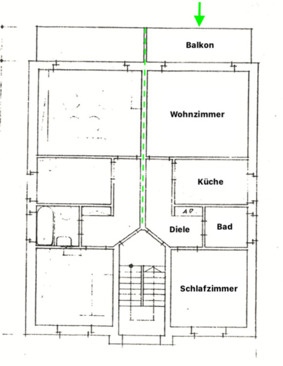 Moderne 2-Zimmer-Wohnung mit Balkon & Klimaanlage in MG-Hardt zimmer