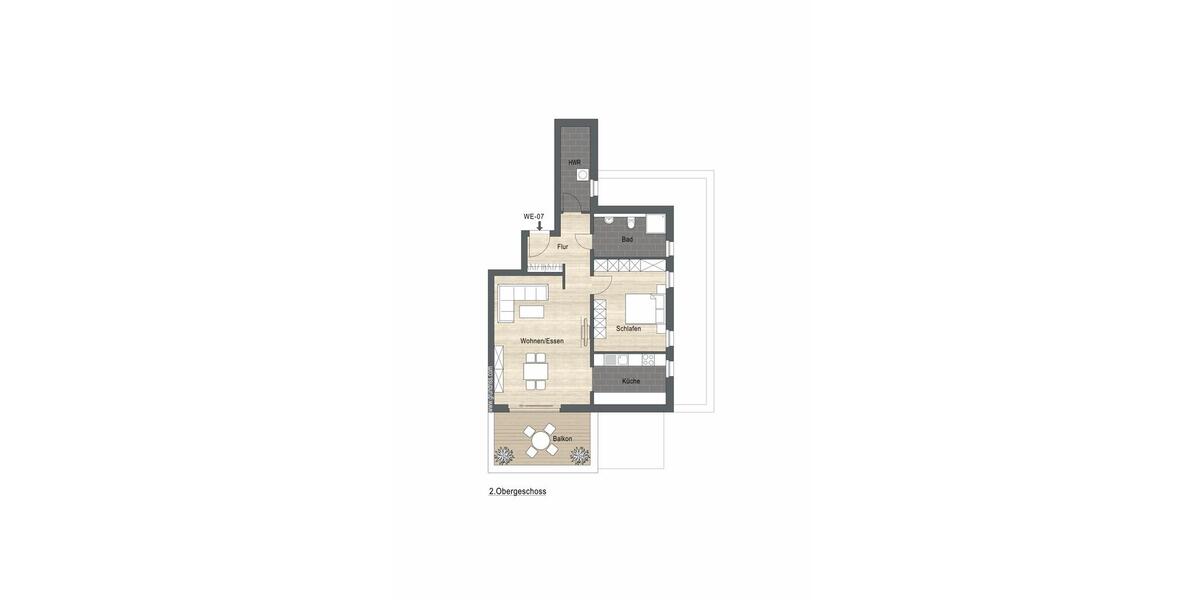 Dachgeschoßwohnung Soest - 2 Zimmer, 80 m&sup2;, 1.060&euro; | Angebot:24941241