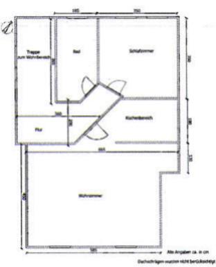 Dachgeschoßwohnung Penig - 2 Zimmer, 58 m&sup2;, 300&euro; | Angebot:19635384