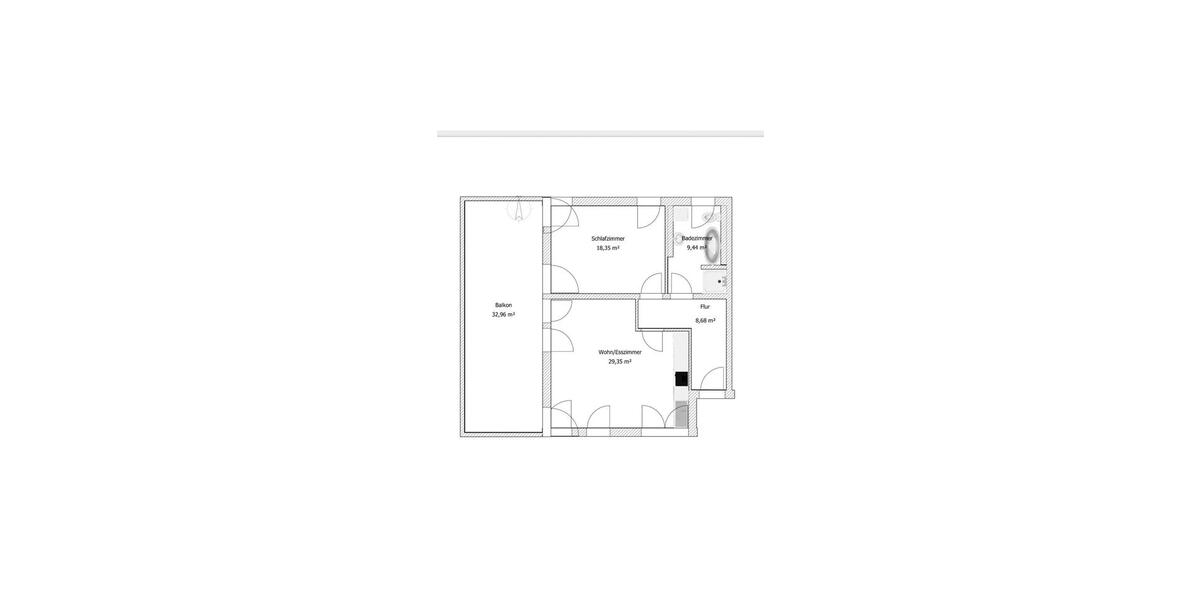 Etagenwohnung Pilsting - 2 Zimmer, 82 m&sup2;, 765&euro; | Angebot:25923222