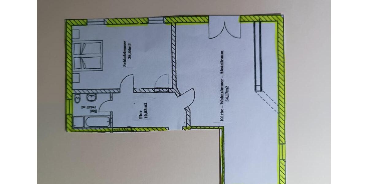 Etagenwohnung Wald - 2 Zimmer, 90 m&sup2;, 520&euro; | Angebot:24627953