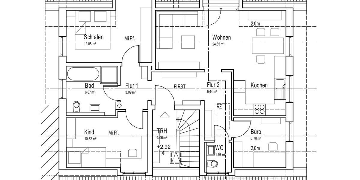 4-Zimmer Wohnung, ca. 80qm - 63785 Obernburg 2 zimmer