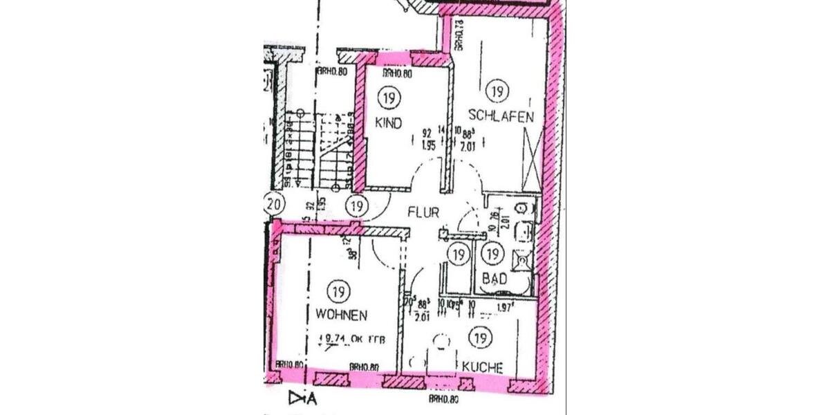 Dachgeschoßwohnung Magdeburg Lemsdorf - 3 Zimmer, 71 m&sup2;, 330&euro; | Angebot:25570827