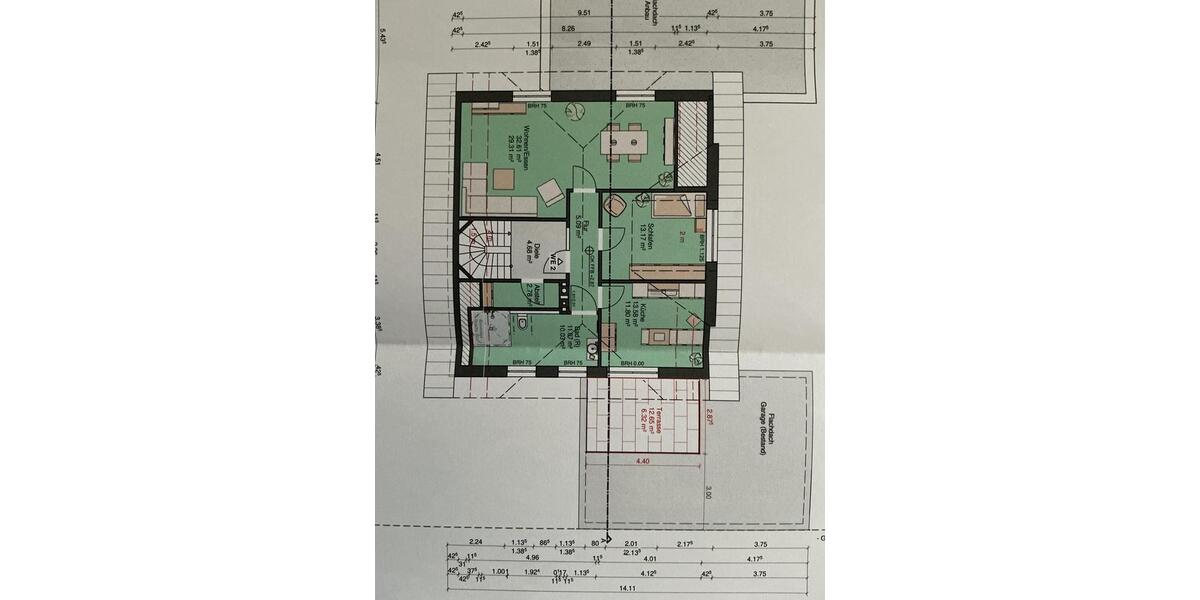 Dachgeschoßwohnung Kirchlengern - 2 Zimmer, 95 m&sup2;, 850&euro; | Angebot:25894573