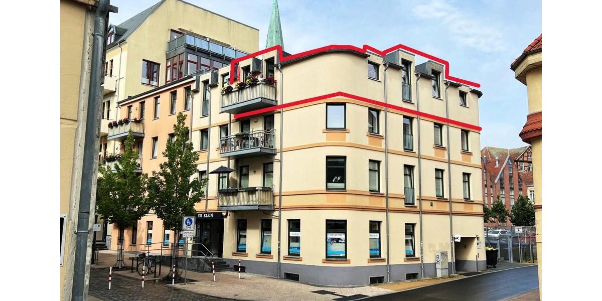 Dachgeschoßwohnung mit Fahrstuhl und Stellplatz Schwerin Zentrum 4 zimmer