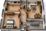 Etagenwohnung Mönchengladbach Süd - 2 Zimmer, 45 m&sup2;, 600&euro; | Angebot:26610813