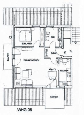 2 Zi. Wohnung mit LOGGIA und BALKON in Höchstadt SÜD