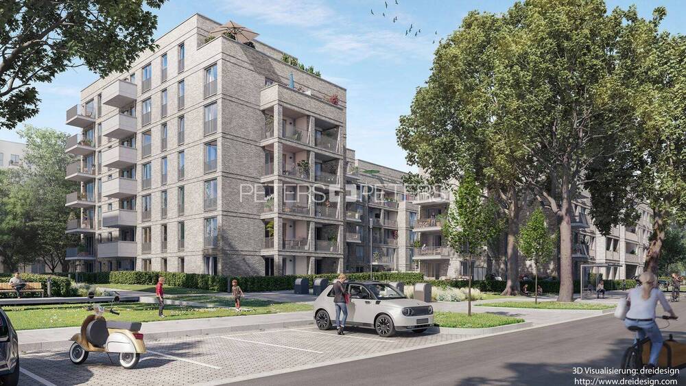 Etagenwohnung Hamburg Groß Borstel - 3 Zimmer, 71 m&sup2;, 1.799&euro; | Angebot:26917990
