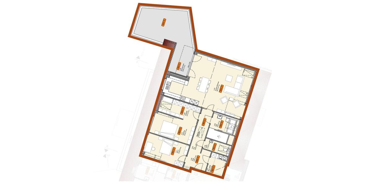 Etagenwohnung Haren (Ems) - 3 Zimmer, 155 m&sup2;, 1.850&euro; | Angebot:26379886